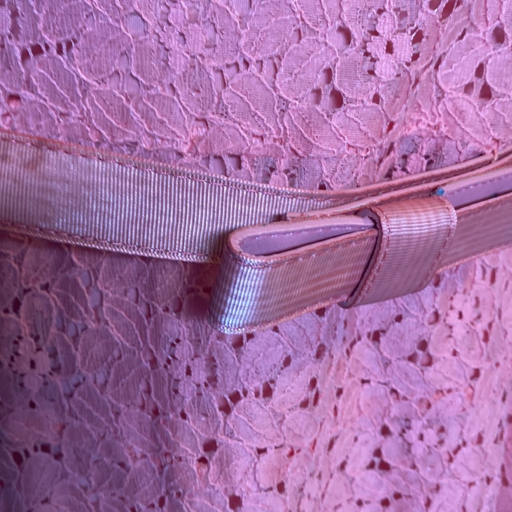 PRE-OWNED JESSICA H CORAL LACE DRESS - Picture 11 of 16
